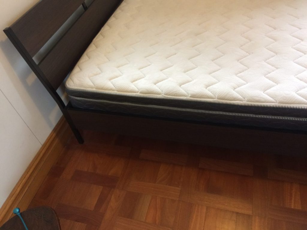 Queen Bed Frame Ikea Trysil 150, Ikea Queen Bed Frame With Side Table